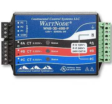 kWh(电能)变换装置传感器T-WNB-3D-480 WattNode 480